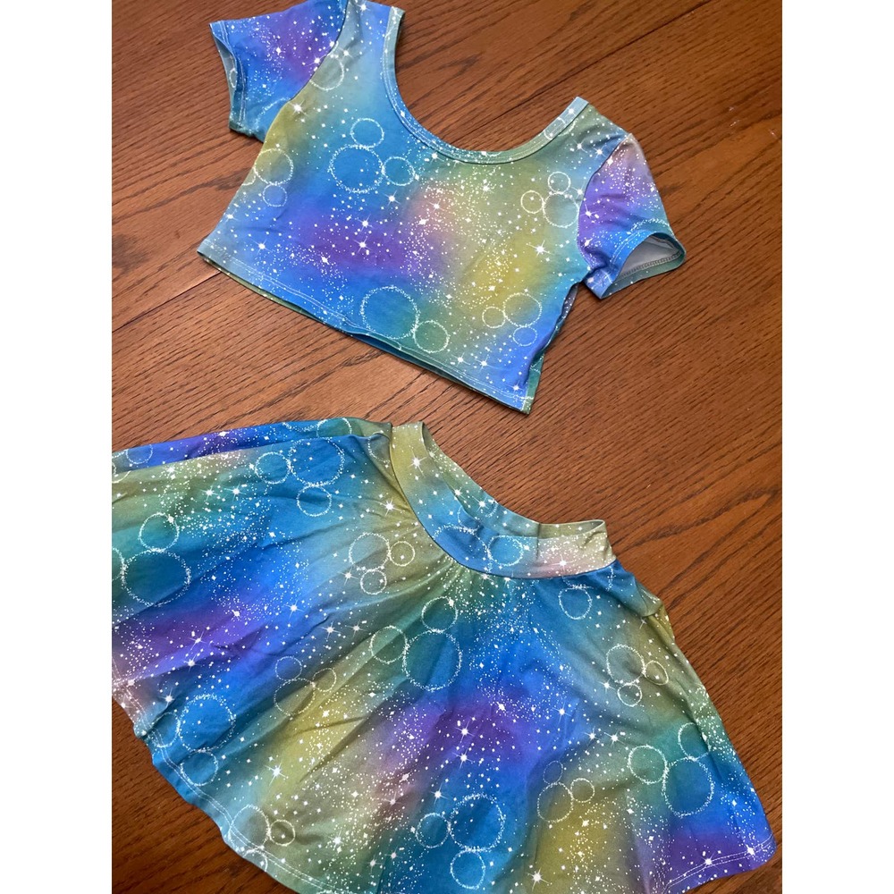 Wild Rich Kids Mickey Mouse Cropped 2 Piece Size 9/10 (size up!)